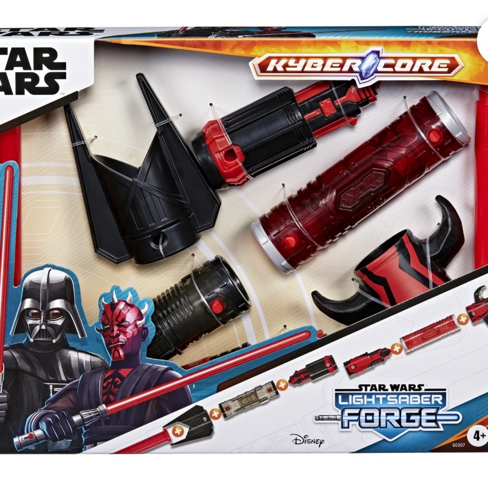 Star Wars Lightsaber Forge Kyber Core Dark Side Villains Pack, Red Lightsabers